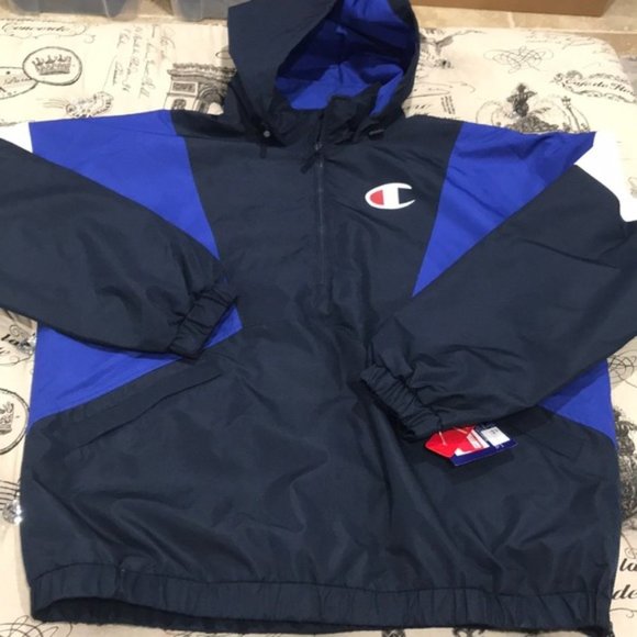 Champion Men's Stadium Anorak ½ Zip Jacket - Picture 4 of 7